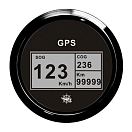 Купить Спидометр-компас цифровой с GPS 12-24В 0-999 км/ч Ø96x55мм Ø85мм черный-черный с подсветкой и 32-канальной антенной, Osculati 27.781.02 7ft.ru в интернет магазине Семь Футов