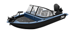 Алюминиевая лодка, Триера 490 FISH, оранжевый TR490FISH_orange