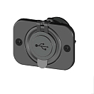 Купить Разъем USB Skipper 5В 3.1A, врезной, задняя (подкладная) панель OEM: SK-DS2213 в интернет магазине Семь Футов