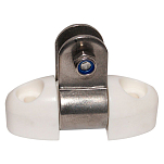 Tessilmare 6565126 180° Стальная/нейлоновая опора вилки Бесцветный White / Grey