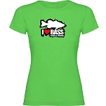 Kruskis 11502280lk037 Футболка с коротким рукавом I Love Bass Light Green 30x25x2