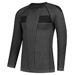 Rusty stitches 68809-100-4XL/5XL Компрессионная рубашка Baselayer Серый Black 4XL/5XL