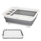 Купить Aktive 52983 Складная сушилка для посуды  Grey / White 36.5 x 31 x 12.5 cm 7ft.ru в интернет магазине Семь Футов