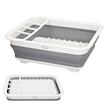 Aktive 52983 Складная сушилка для посуды  Grey / White 36.5 x 31 x 12.5 cm
