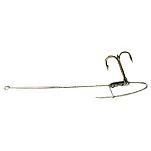 Asari BPE Natural Bait Mount Крюк Серебристый 10 pcs Triple Hook 