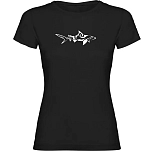 Kruskis 11502309xxls077 Женская футболка с коротким рукавом Shark Tribal Black 30x25x2 2XL