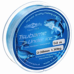 Mikado ZTW-016 Tsubame Under Ice Мононить 50 м Голубой Blue 0.160 mm 