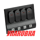 Панель бортового питания 4 переключателя, индикация, автоматы (упаковка из 6 шт.) AAA 10324_pkg_6