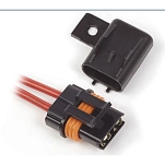 Blue sea systems 5065-BSS ATO/ATC Waterproof Inline Fuse Holder Черный Black / Red