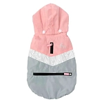 Fuzzyard FZAW4254 The Seattle Дождевик для собак Pink / Grey 4
