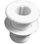 Forespar 108-906000 Flush Сквозная посадка Белая 1/2´´ 
