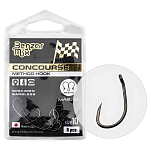 Benzar mix 43461012 Concourse Method Specimen Крючки С Одним Глазком Бесцветный Black Nickel 12