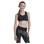 adidas iy0105/128 Спортивный бюстгальтер Techfit Power React junior Black / Carbon / White 30x20x5 7-8 Years