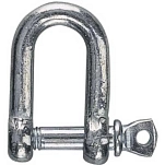 Barton marine 55169-UNIT Прямая оцинкованная скоба Серебристый 5 mm