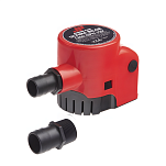 Трюмная помпа Johnson Pump Ultima Bilge 1250 GPH 32-47261-005 12В 3А 79л/мин 142х82х117мм для откачивания дренажных вод со встроенным выключателем