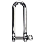 Plastimo 29757 Forged Shackle Long Carabiner  Stainless Steel 5 mm (2 pcs)