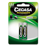 Cegasa 104374 HR03 800mAh Аккумуляторы 2 Единицы Зеленый Grey / Green