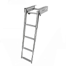 Купить Трап телескопический Poseidon 040141GT 941х294мм выдвижной с фиксирующим механизмом 4 серых ступени 7ft.ru в интернет магазине Семь Футов