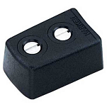 Harken 088 Thru Deck Bullet Block Черный  Black / Silver