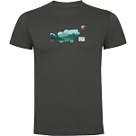 Kruskis CA65500546K192 Футболка с коротким рукавом Made In The USA Красный Dark Grey 2XL