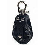 Rutgerson marine rsb300301b Одинарный блок 35 mm Black / Grey 20x15x15