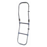 Ceredi giovanni 3030333 Надувные лодки из алюминия 2 Ступенчатая лестница Silver 90 x 23 cm 