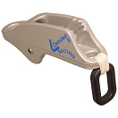 Купить Стопор щелевой для трапеций Clamcleat CL253 для троса Ø4-8мм с нейлоновым звеном 90x18x35мм из алюминия 7ft.ru в интернет магазине Семь Футов