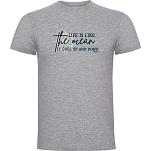 Kruskis CA65500558C077 Футболка с коротким рукавом Up And Down Серый Heather Grey 2XL