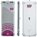 Купить Nsp noxy1003 Надувная доска для падлбординга O2 irator Fitness Mat 8´0´´ Grey / Purple 85x35x45 243.8 cm 7ft.ru в интернет магазине Семь Футов