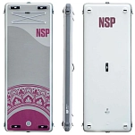 Nsp noxy1003 Надувная доска для падлбординга O2 irator Fitness Mat 8´0´´ Grey / Purple 85x35x45 243.8 cm