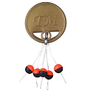 Купить SPRO 004170-01720-00000-00 Stoppers Золотистый  Black / Red 5 mm  7ft.ru в интернет магазине Семь Футов
