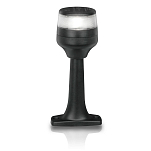 Hella marine 4025368 Naviled 360 Compact IP67 Топовый свет с опорой Серебристый Black