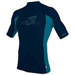 O´neill wetsuits 4341-187-16 Premium Skins Футболка с коротким рукавом UV Голубой Abyss / Tide Pool / Abyss 10 Years