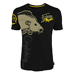 Hotspot design 010000503 Футболка с коротким рукавом Fishing Mania Carpfishing Черный Black L