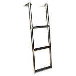 Forniture nautiche italiane 3030304 3 Шаги Лестница Silver 73 x 21.5 cm 