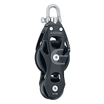 Harken 6232 Element Fiddle Swivel Block 45 Mm Шкив  Black / Silver