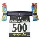 Купить Ronhill RH-007369-R009-O/S пояс для бега Number Многоцветный All Black 7ft.ru в интернет магазине Семь Футов