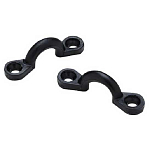 Seachoice 50-28881 Nylon Поддержка ремешка для глаз Черный Black 48 x 10 mm 