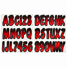 Купить Trac outdoors 328-REBKG200 Series 200 Регистрационное письмо Красный Red / Black 7ft.ru в интернет магазине Семь Футов