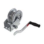 Трейлерная лебедка ручная с тросом 6м Kent Bridge WT7510ZC односкоростная 4:01 нагрузка 455кг из оцинкованной стали