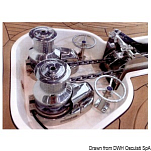 Lewmar V8 windlass 24 V 12 mm gypsy
