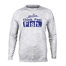 Купить Molix PSFLG-XXL Футболка с длинным рукавом Professional Fish Серый Light Grey 2XL 7ft.ru в интернет магазине Семь Футов