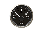 KUS 33459 Манометр масла 0–5 бар / 52 мм / нержавеющая сталь