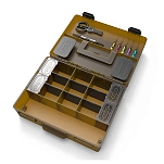 Korum k0290133 Коробка для снастей Mega Blox Fully Loaded Brown 38x28x8
