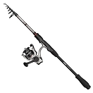 Купить Abu garcia 1622869 Вращающееся комбо Max X Tele  Black / Grey 2.44 m 7ft.ru в интернет магазине Семь Футов