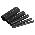 Ancor 639-301148 Термоусадочная трубка с клеевым покрытием Черный Black 3 x 121 cm 