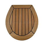 EUDE Nautic TL43 Крышка для унитаза из тика (комфортный размер)