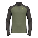 Купить Odlo 111282-40431-XL Базовый слой с длинным рукавом Natural Зеленый Matte Green / Dark Grey Melange XL 7ft.ru в интернет магазине Семь Футов