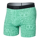 Купить SAXX Underwear SXBB70F-PBG-S трусы-боксёры Quest Quick Dry Mesh Brief Fly Pretty Birdie / Green S 7ft.ru в интернет магазине Семь Футов