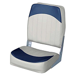 Wise seating 144-8WD781PLS660 Economy High Back Fold Down Fishing Chair Голубой Grey / Navy